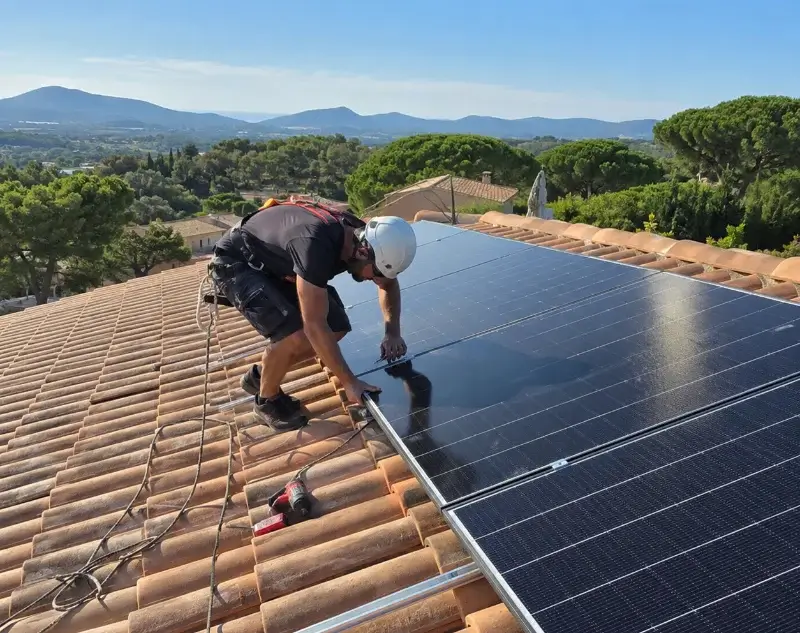 Installateur panneaux solaires Paradou — pose photovoltaïque sur toiture
