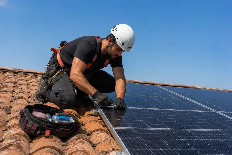 Maintenance et monitoring de panneaux solaires à Paradou