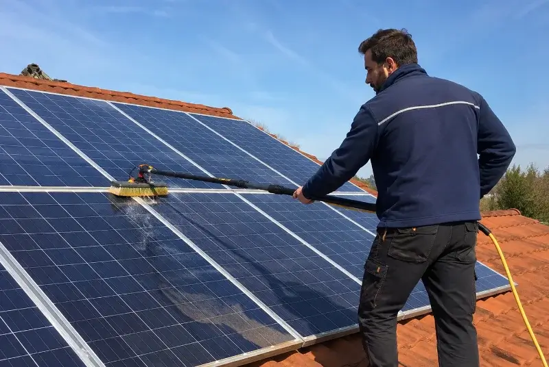 Nettoyage et entretien de panneaux solaires à Paradou